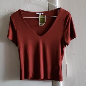 Iris Basic Brown Top
